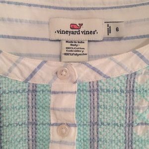 Vineyard Vines EUC tunic aqua turq embroidery! 6